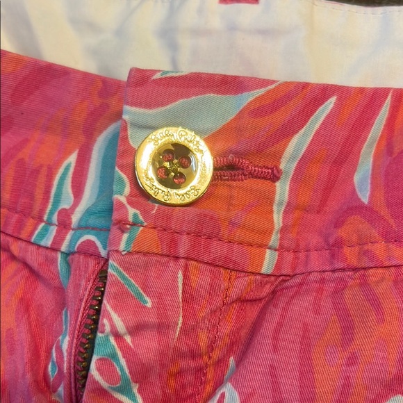 Lilly Pulitzer Pink, Turquoise and Orange Shorts - Picture 9 of 9